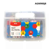 Oil Pastel Crayon M&G Silky 12 Colors Y3318 AGM900J8 / Krayon 12 Warna